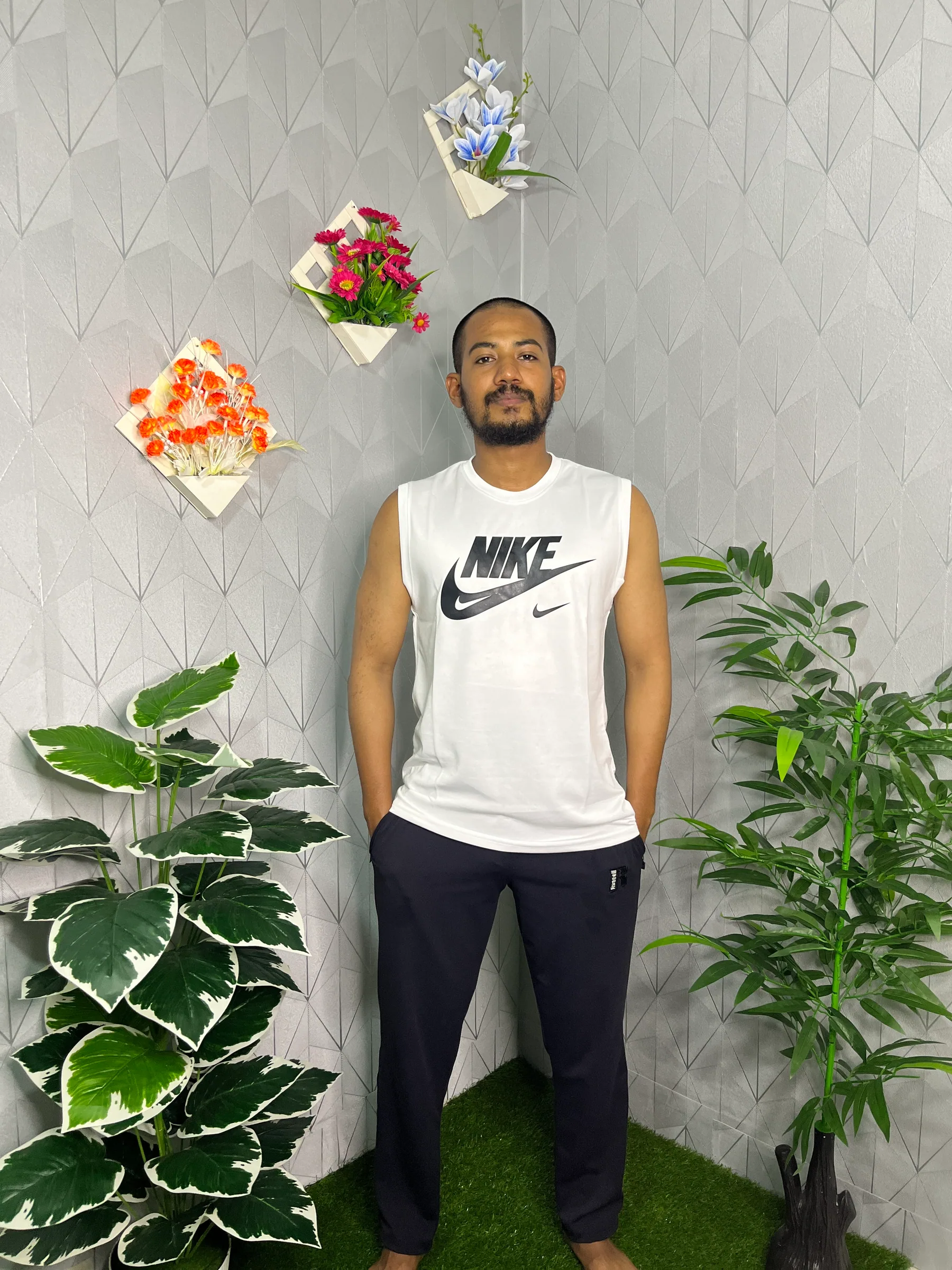 Premium Mesh Jersey Sleeveless T-shirt-2