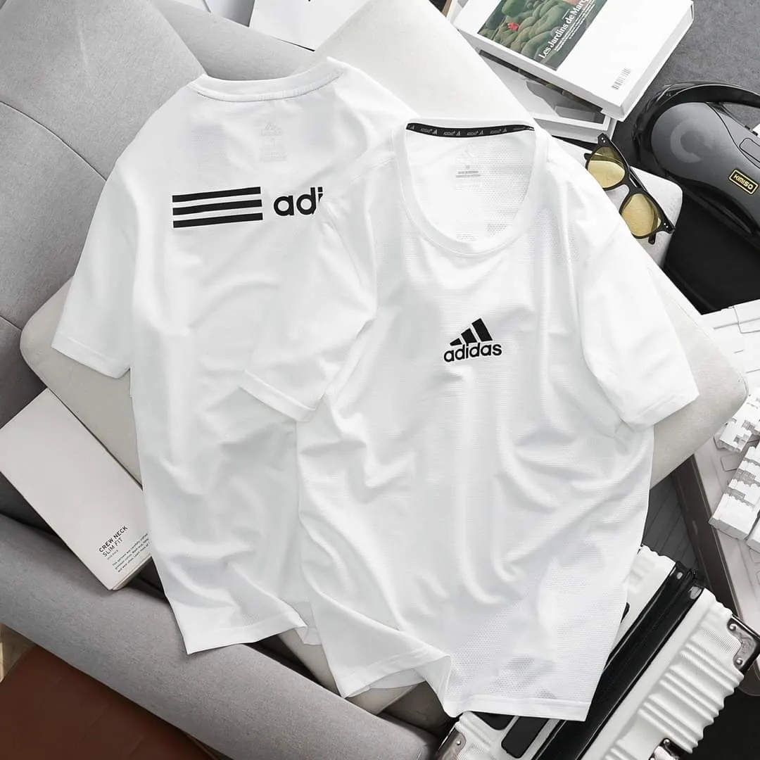 Royal Mart Premium Half Sleeve T-Shirt – White (Mesh Jersey Fabric)