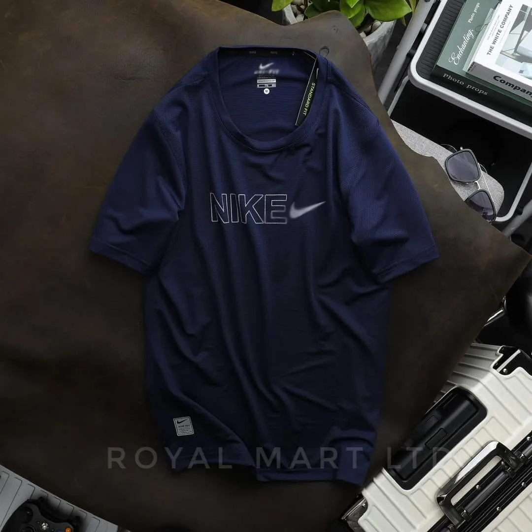 Royal Mart Premium Half Sleeve T-Shirt – Nevy (Mesh Jersey Fabric)