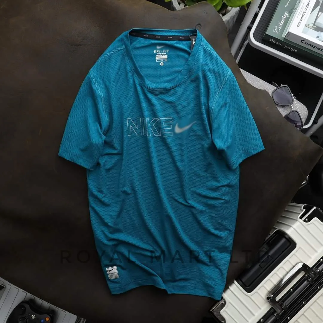 Royal Mart Premium Half Sleeve T-Shirt – Petrol (Mesh Jersey Fabric)